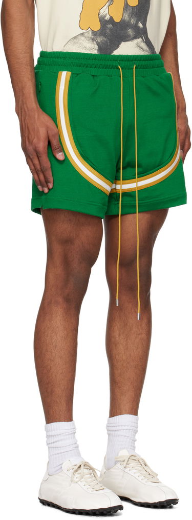 Shorts Rhude Rhude Crest Veille Track Shorts Hvid | RHSS25SH01230, 4