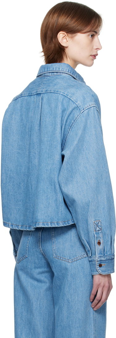 Skjorte A.P.C. A.P.C. Samantha Denim Overshirt Blå | COHEQ-F02895, 2