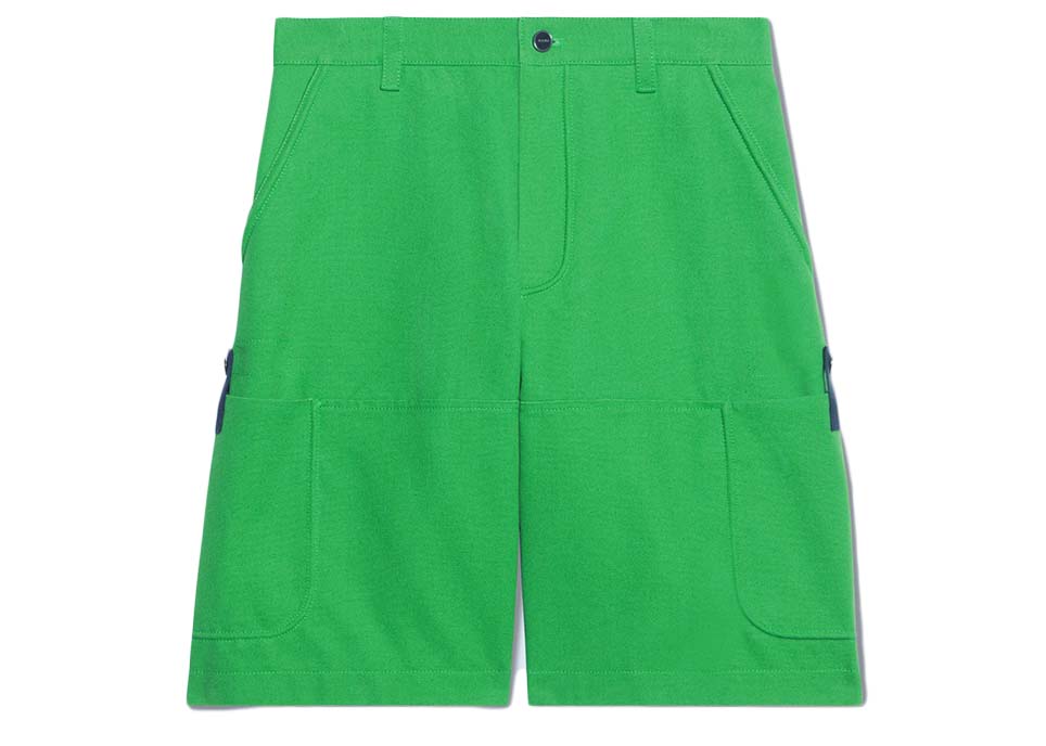 Shorts Jacquemus Le Giardino Workwear Grøn | 225PA010-1047 550, 0