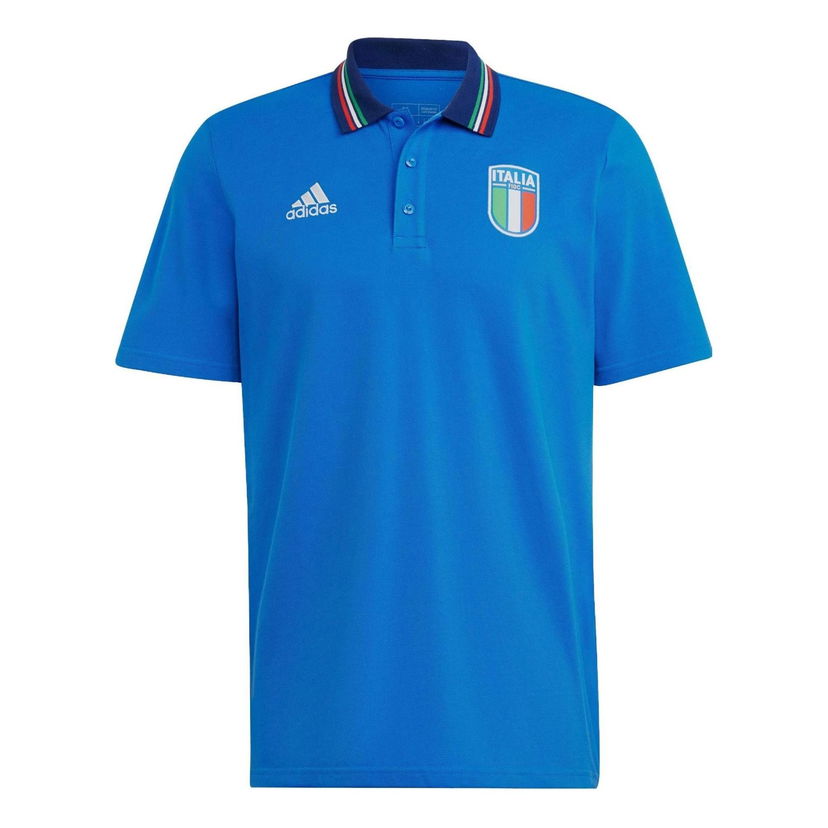 Polo skjorte adidas Originals Italy Polo Blå | HT2181