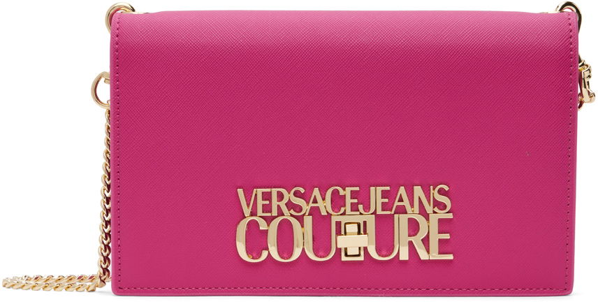 Skuldertaske Versace Jeans Couture Lock Bag Lyserød | E75VA5PL6_EZS467, 0