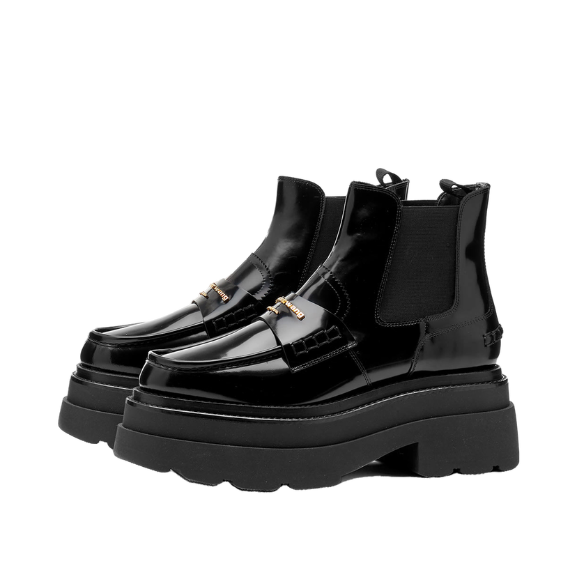 Sneakers og sko Alexander Wang Carter Platform Ankle Boots Sort | 30322B022-001
