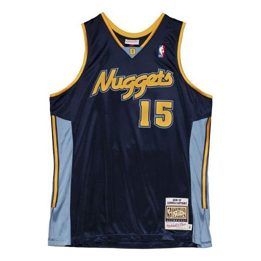 Jersey Mitchell & Ness Carmelo Anthony Denver Nuggets  Basketball Jersey Blå | AJY4GS20031-DNUNAVY06CAN, 0