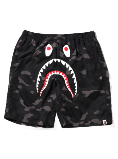 Shorts BAPE Color Camo Shark Beach Shorts Sort | 1I30-153-016