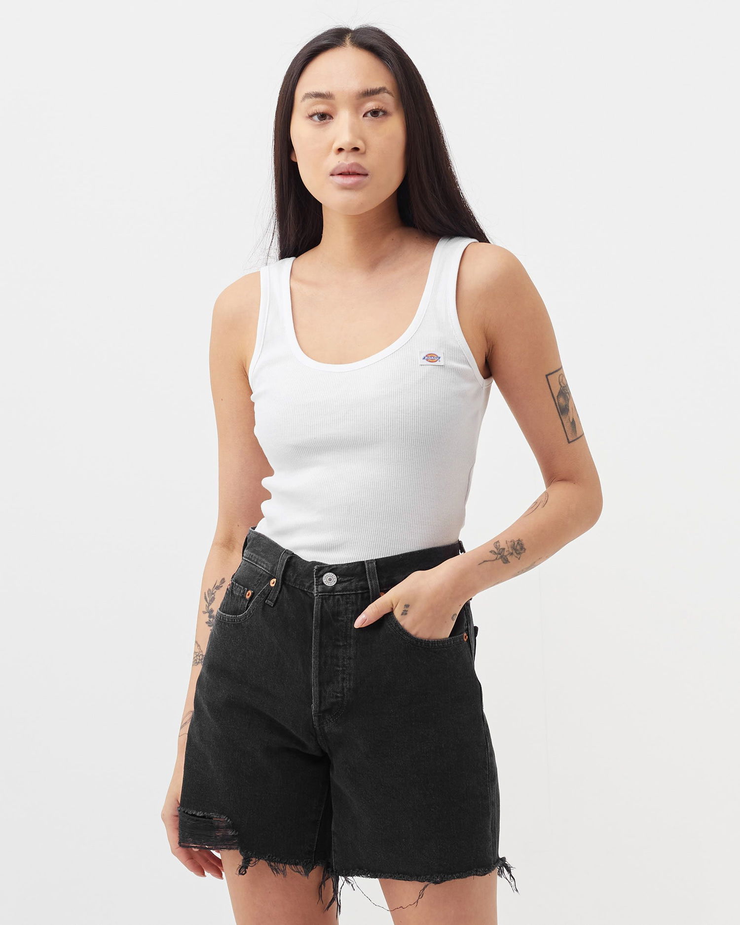 Tanktop Dickies MAPLETON Hvid | 194904319778, 1