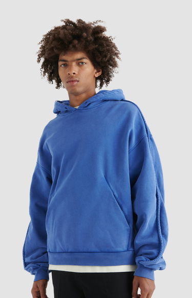Sweatshirt AXEL ARIGATO Kansas Washed Hoodie Blå | A2167002, 6