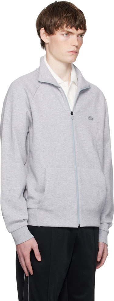 Sweatshirt Lacoste Lacoste Double Faced Jersey Zip-Up Sweatshirt Grå | SH9559_CCA, 1