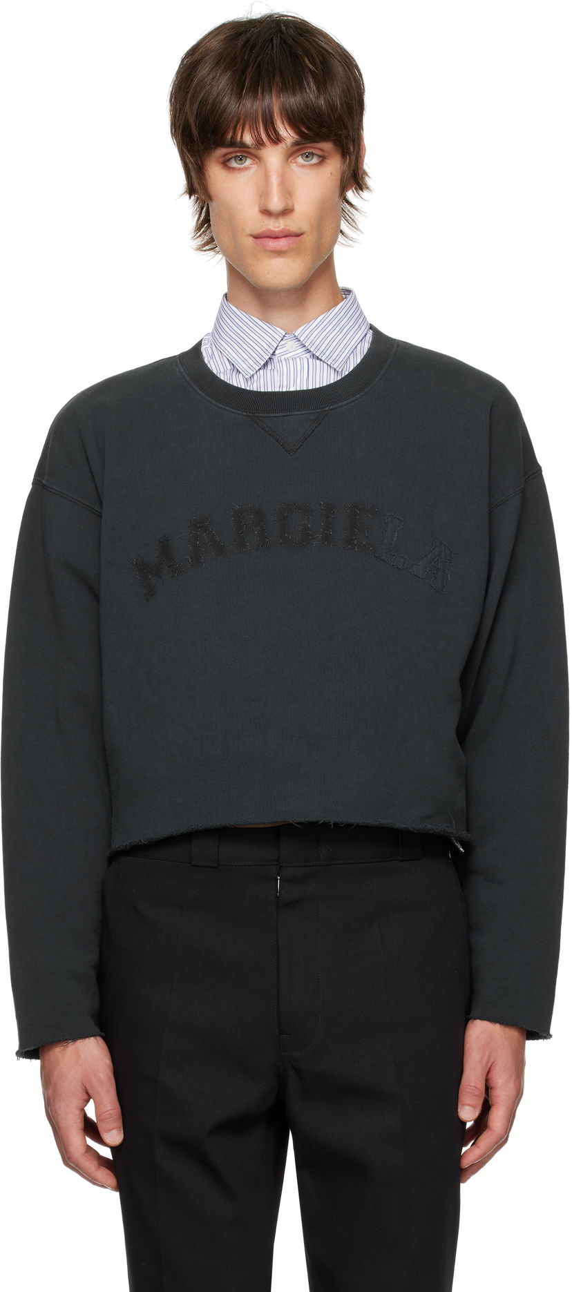 Sweatshirt Maison Margiela Firm Sweatshirt Sort | S51GU0134 S25570