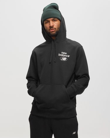 Sweatshirt New Balance Essentials Hoody Sort | MT31514-BK, 1