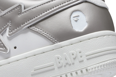 Sneakers og sko BAPE Bape Sta Silver #4 Grå | 0ZXSHM191053L-SILVER, 5