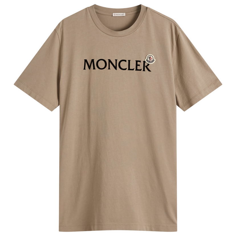 T-shirt Moncler Moncler Logo T-Shirt, Size X-Small Beige | 8C000-75-8390T-22E
