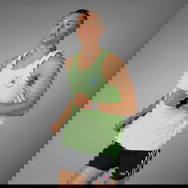 Tanktop adidas Performance Own the Run adidas Runners Grøn | IN2991, 1