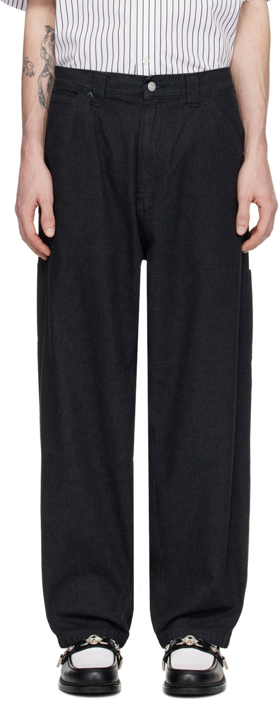 Jeans Carhartt WIP Single Knee Denim Trousers Sort | I033338