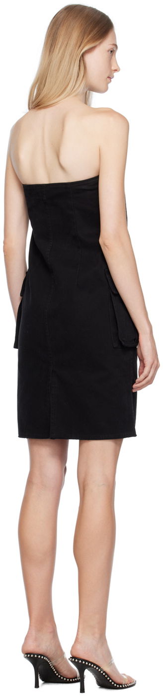 Kjole We11done Cargo Midi Dress Sort | WD-OP3-23-175-W-BK, 2