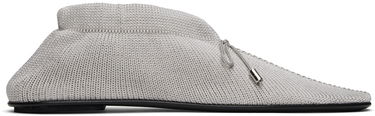 Sneakers og sko TOTEME TOTEME 'The Knitted' Ballerina Flats Grå | 242-WAS2358-YA0040, 0