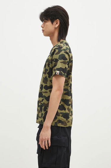 T-shirt BAPE 1ST CAMO ONE POINT TEE Grøn | 1K80109006, 1
