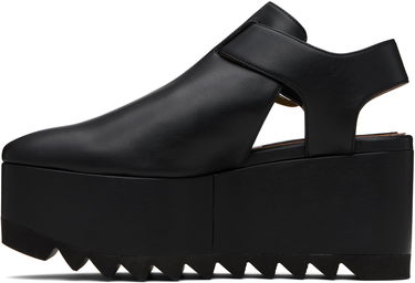 Sneakers og sko Stella McCartney Stella McCartney Elyse Closed-Toe T-Bar Platform Sandals Sort | 810555APADE0, 2