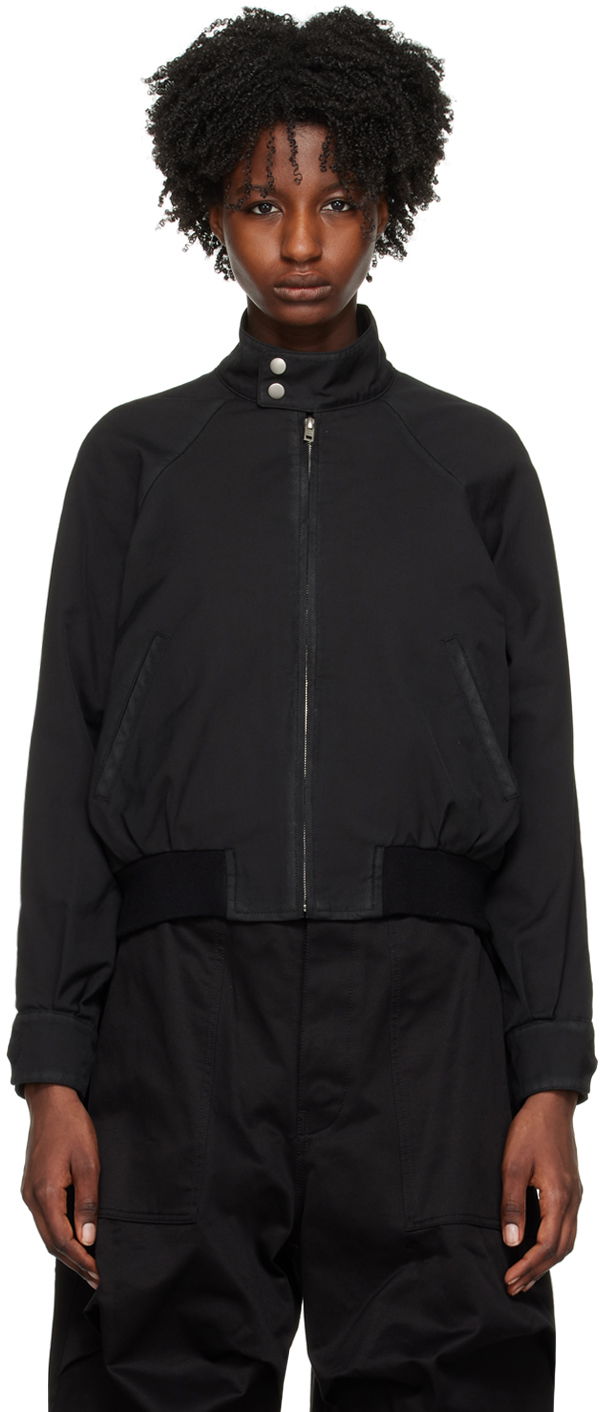 Jakke We11done We11done Harrington Jacket Sort | WD-JP1-23-103-W-BK