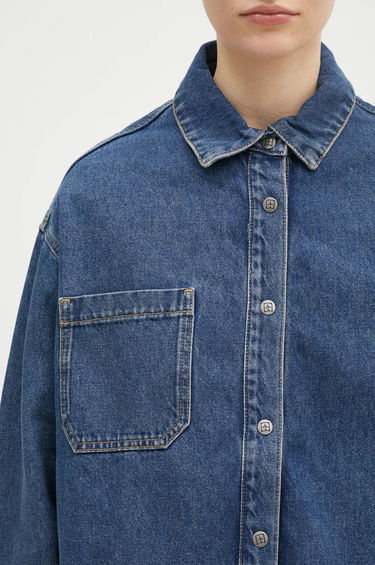 Skjorte Ksubi Oversized Longsleeve Denim Shirt Blå | WPF24SH007, 3