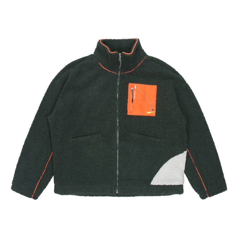 Sweater Puma PUMA x ROARINGWILD Sherpa Fleece Jacket Grøn | 532597-80