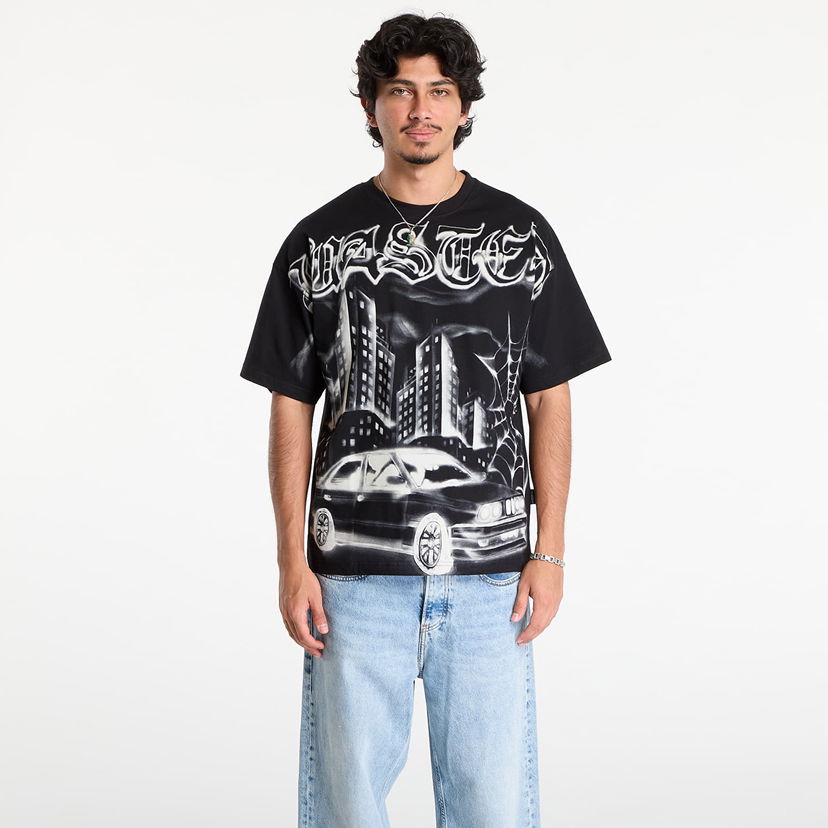 T-shirt Wasted Paris Wasted Paris Atm Boxy T-Shirt Sort | WP_000287