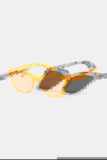 Solbriller Jacquemus Jacquemus Carre Sunglasses Gul | JAC109C4SUN, 0