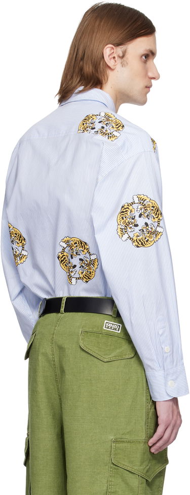 Skjorte KENZO Kenzo Paris VERDY Edition Oversized Shirt Blå | FF55CH5039A5, 2