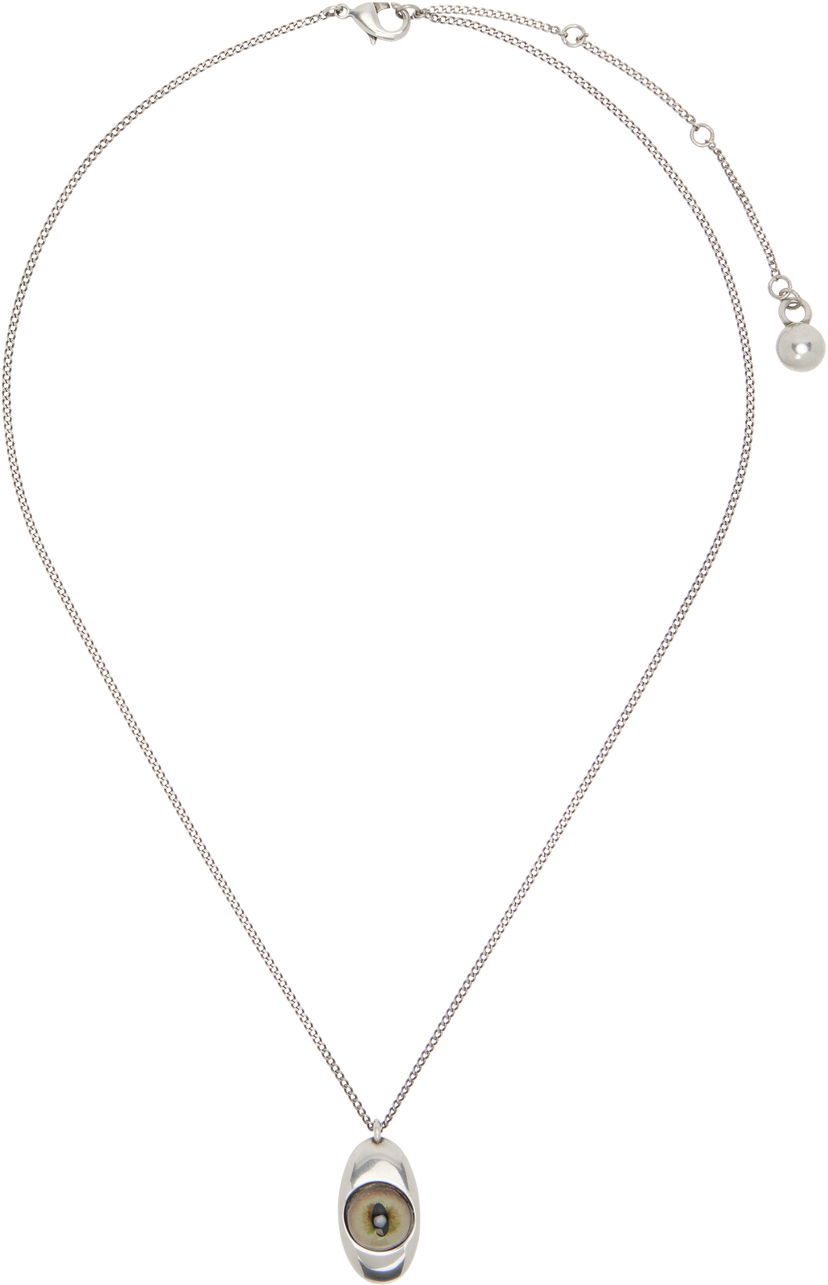 Halskæde LEMAIRE Lemaire Cat Eye Pendant Necklace Metalisk | JW0119 LO036