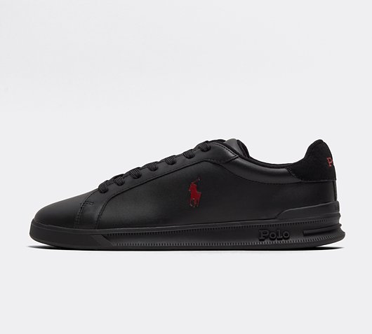 Sneakers og sko Polo by Ralph Lauren Heritage Court Trainer Sort | 809900935002, 0