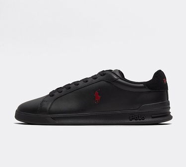 Sneakers og sko Polo by Ralph Lauren Heritage Court Trainer Sort | 809900935002, 0