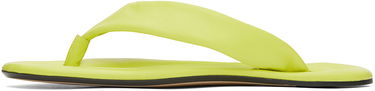 Sneakers og sko BY FAR BY FAR Dasha Leather Thong Sandals Grøn | 23SSDASAPLNAP, 2