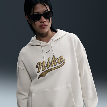 Sweatshirt Nike Nike Sportswear Phoenix Fleece Hoodie Beige | IB9974-030, 0