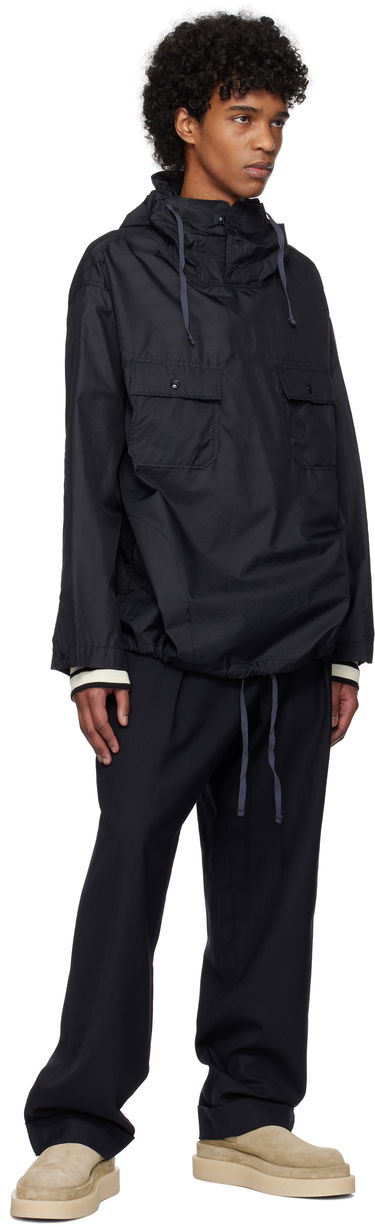 Vindjakke Engineered Garments Engineered Garments Cagoule Anorak Sort | 25S1A010, 3