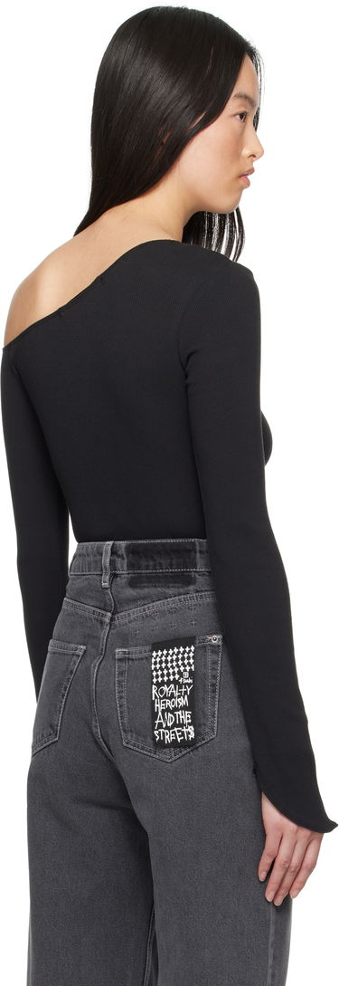 Sweater Ksubi Ksubi Blessings One Shoulder Ribbed Top Sort | WSP25FT011, 2