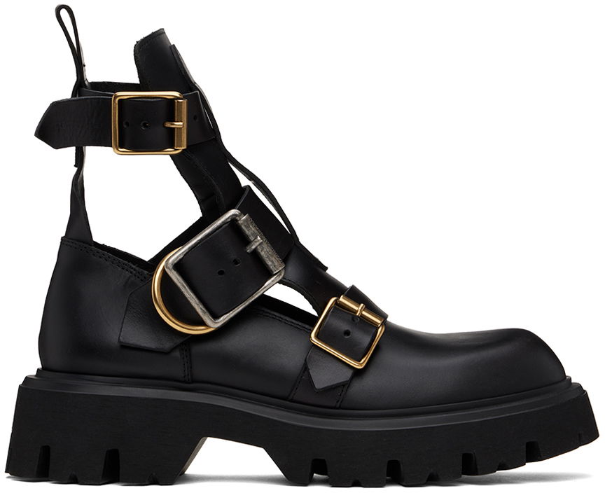 Tøj Vivienne Westwood Vivienne Westwood Rome Commando Boots Sort | 7102003PM-L0028-, 0