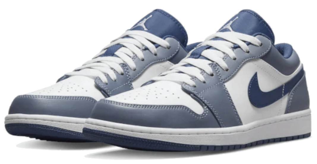 Sneakers og sko Jordan Air Jordan 1 Low "Ashen Slate" Blå | 553558-414, 1