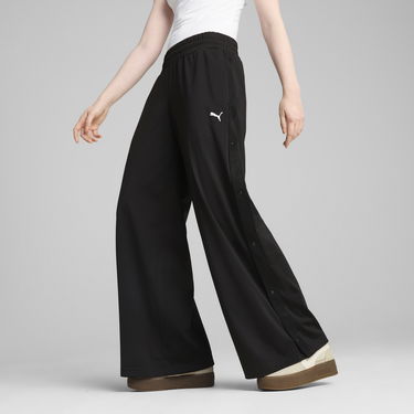 Joggingbukser Puma WARDROBE ESS Snap Button Wide-Leg Pants Sort | 629804_01, 0