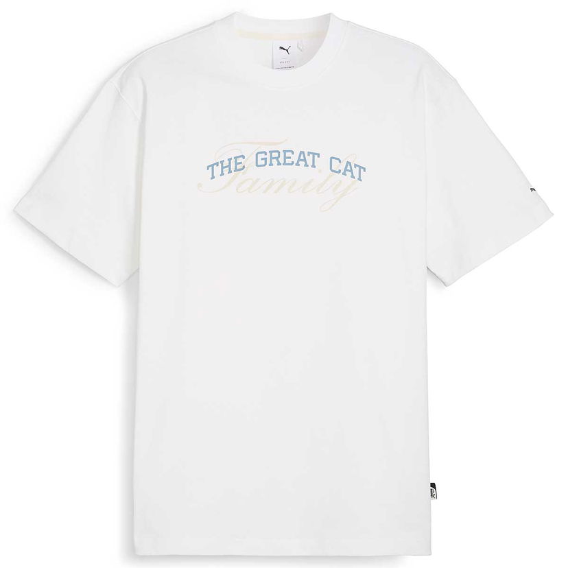 T-shirt Puma BASKETBALL NOSTALGIA Graphic Tee, white Turkis | 624033_02