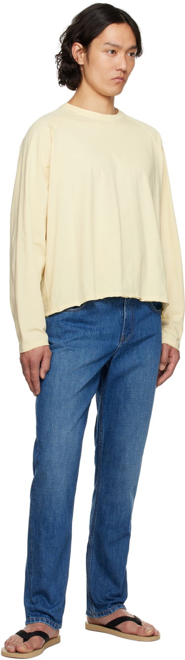 T-shirt The Row The Row Jameson Long Sleeve T-Shirt Gul | 875-K636, 3