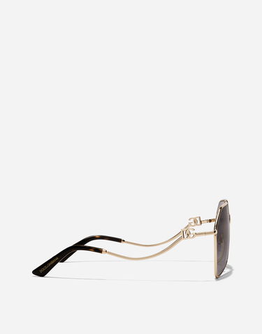 Solbriller Dolce & Gabbana Dg Filo Geometric Metal-Frame Gradient Lens Sunglasses New Arrivals Onesize Metalisk | VG2326VM2799V000, 2