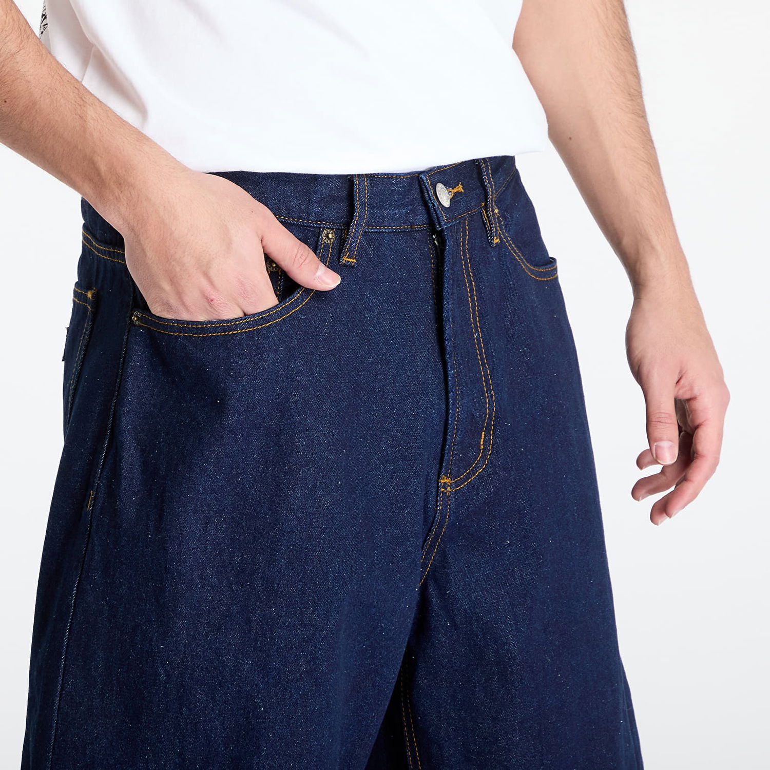 Shorts OBEY OBEY Bigwig Baggy Denim Shorts W31 Blå | 172100090-RID, 1