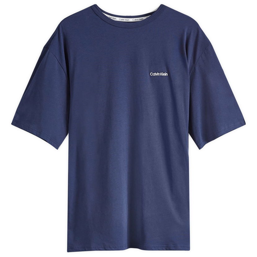 T-shirt CALVIN KLEIN Crew Neck Lounge Mørkeblå | 000NM2298EVN7