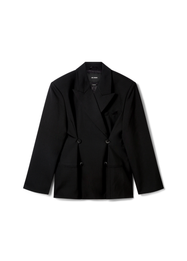 Jakke AXEL ARIGATO Double-Breasted Cropped Blazer Sort | A2873001, 1
