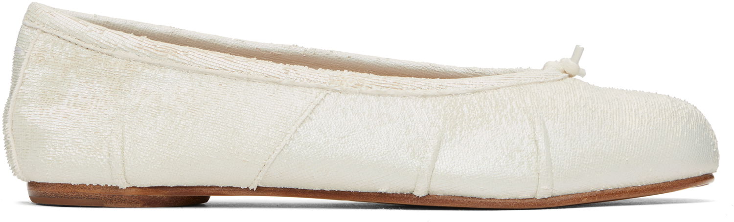 Sneakers og sko Maison Margiela Maison Margiela Tabi Ballerina Flats Hvid | S58WZ0127 P8159, 0
