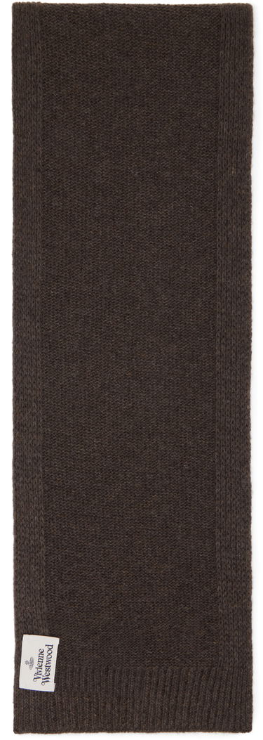 Tørklæde Vivienne Westwood Cashmere Scarf Brun | 81030155-K004A-, 1