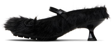 Smykker Simone Rocha Simone Rocha Faux Fur Grip Mule Heels Sort | HBG1 1090, 2