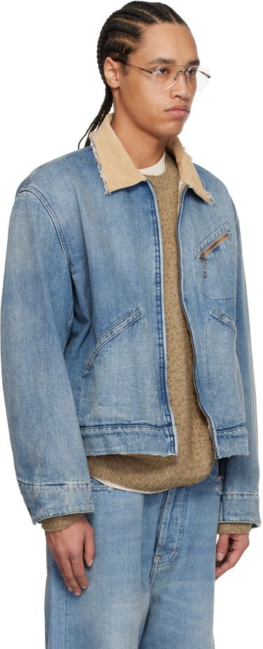 Jakke Maison Margiela Maison Margiela Sports Denim Jacket Blå | S50AM0636 S30383, 1