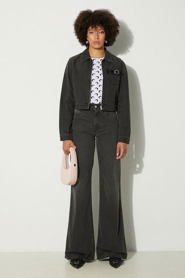 Jeans Coperni Wide Leg High-Waisted Denim Pants Grå | COPP95F2004, 1