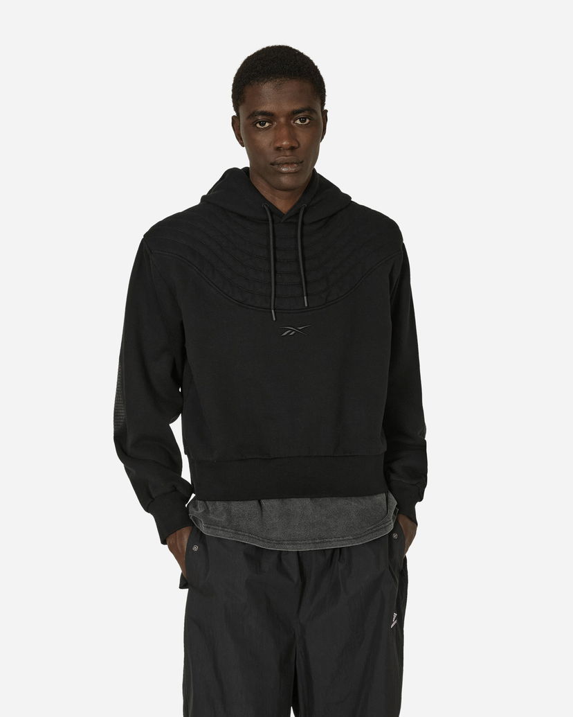 Sweatshirt Reebok Machine-A Padded Biker Hoodie Black Sort | RMBB005C99FLE001