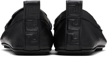 Sneakers og sko Versace Leather Driver Loafers Sort | 1017072_1A12110, 1